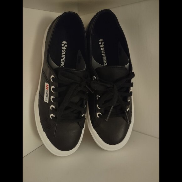 NEW Superga Nappa Leather Classic Sneaker 6 - Picture 6 of 7